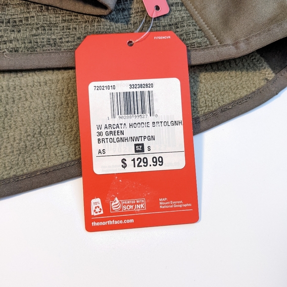 NWT The North Face Women's Zip Up Sweater - Picture 4 of 4